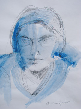 Portrait in Blau Portrait in Blau